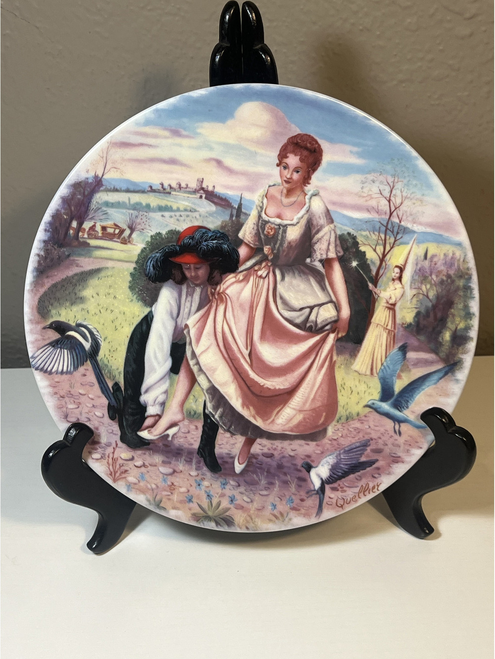 1983 Limoges Turgot Cendrillon Cinderella André Quellier Plate 8.5”